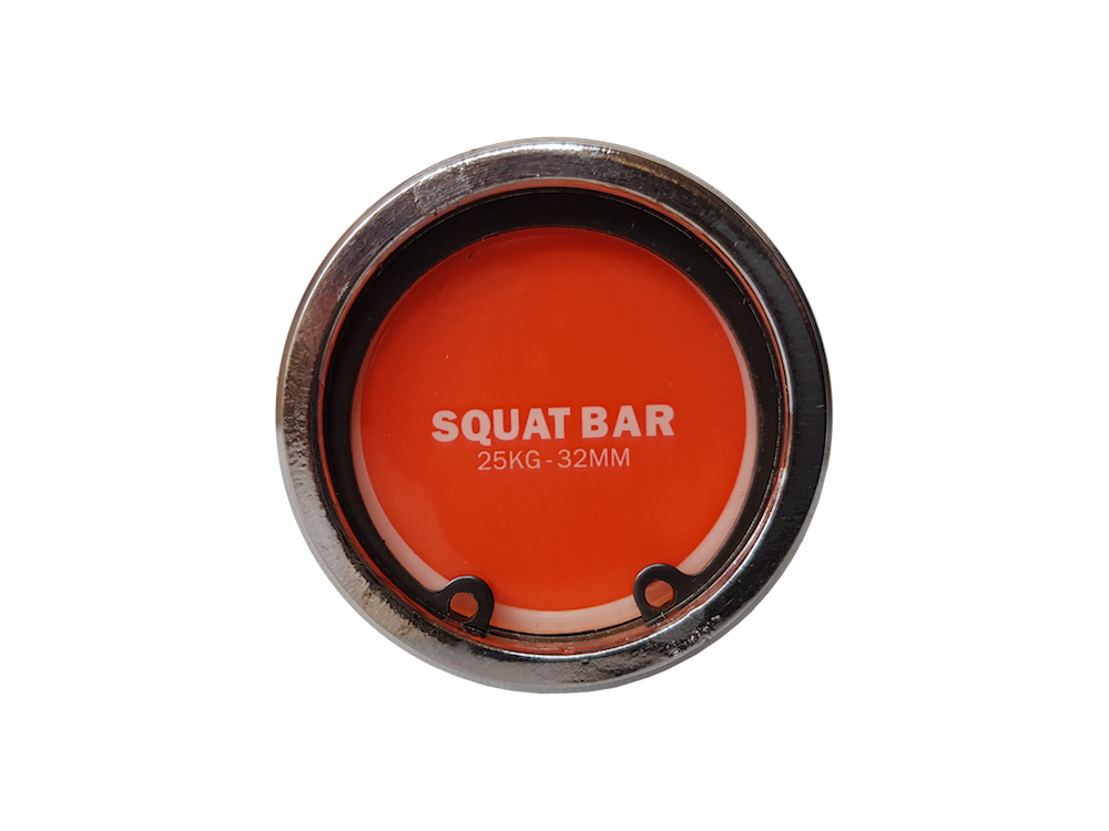 Stylové čepičky s označením osy Squat bar - čepičky