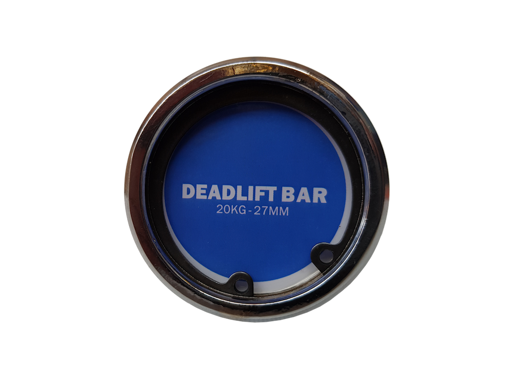 Čepičky se značením osy, hmotnosti, průměrem úchopu Deadlift bar - čepičky